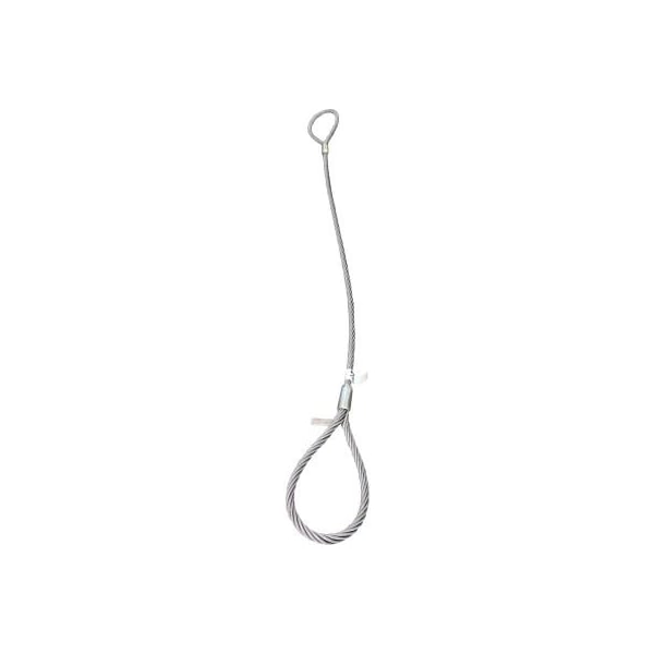 Lift America Wire Rope Sling 1/2in x 3' Eye & Eye, 3800/5000/10000 Lbs Cap